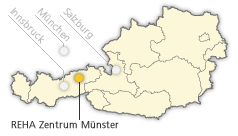 REHA Zentrum Münster Landkarte